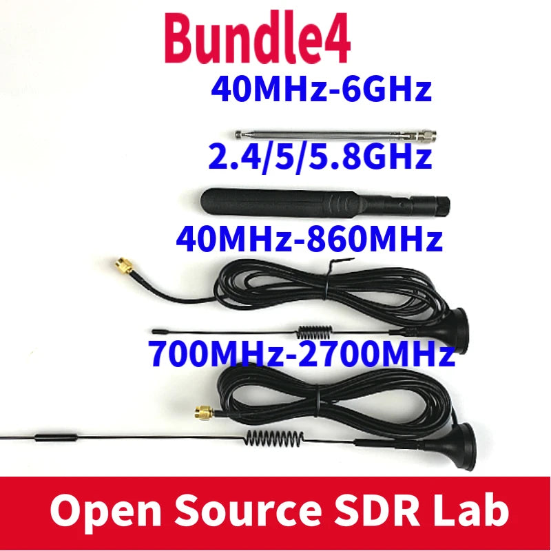 SMA Male Connector Antennas for Software Defined Radio SDR Demo Boards HackRF One LimeSDR
