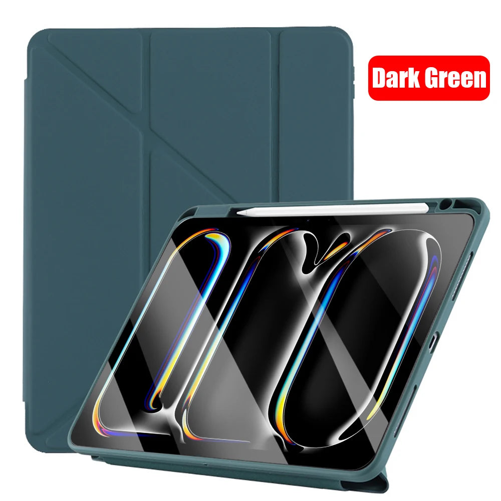 For Ipad A16 11th Case Pro 13 M4 12.9 10 9 10th 9th 8th Generation Funda For Ipad Air 11 M2 M3 5 4 3 2025 Protective Cover Cases