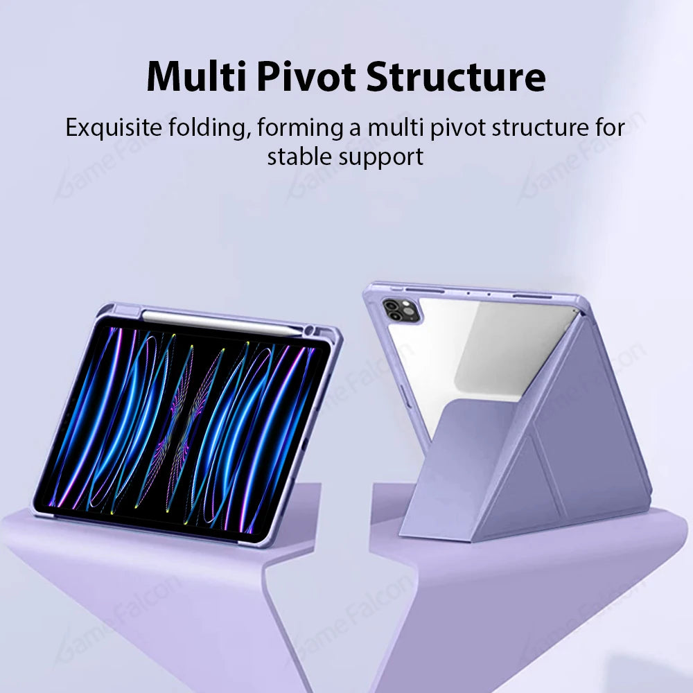 For Ipad A16 11th Case Pro 13 M4 12.9 10 9 10th 9th 8th Generation Funda For Ipad Air 11 M2 M3 5 4 3 2025 Protective Cover Cases