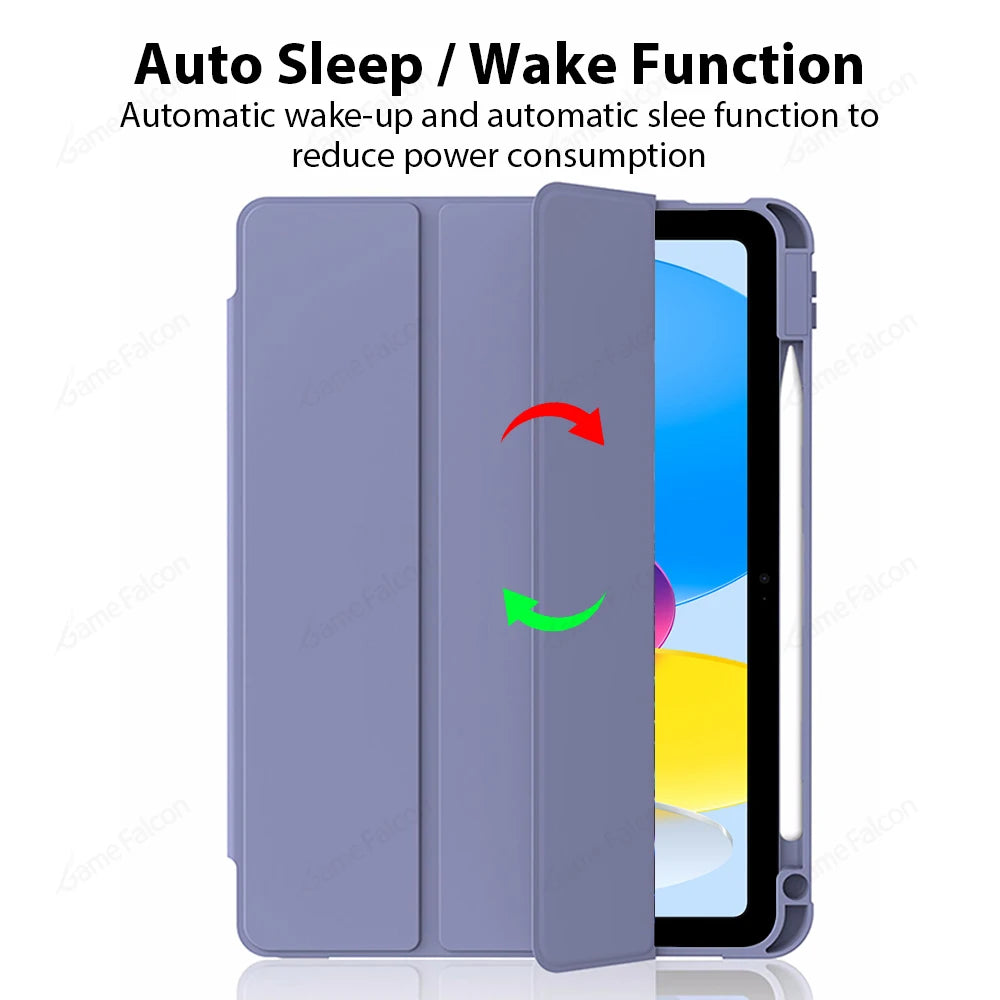 For Ipad A16 11th Case Pro 13 M4 12.9 10 9 10th 9th 8th Generation Funda For Ipad Air 11 M2 M3 5 4 3 2025 Protective Cover Cases