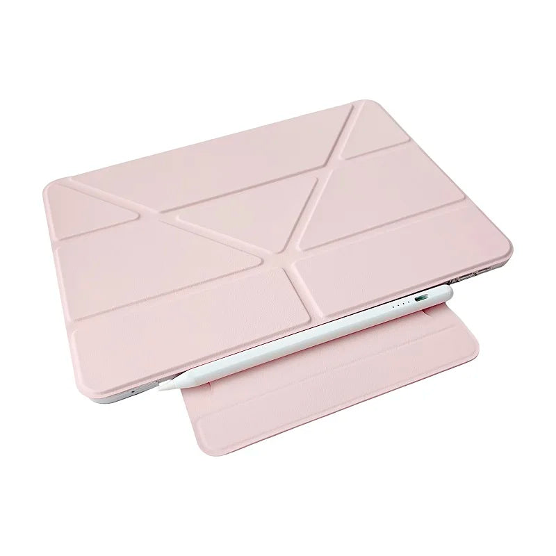 Y-Fold Stand Case For iPad Pro 12.9 13 11 2018-2024 Buckle Cover iPad A16 11th 2025 Air 11 Air 4 5 10.9 10th Mini 6 7 funda Capa