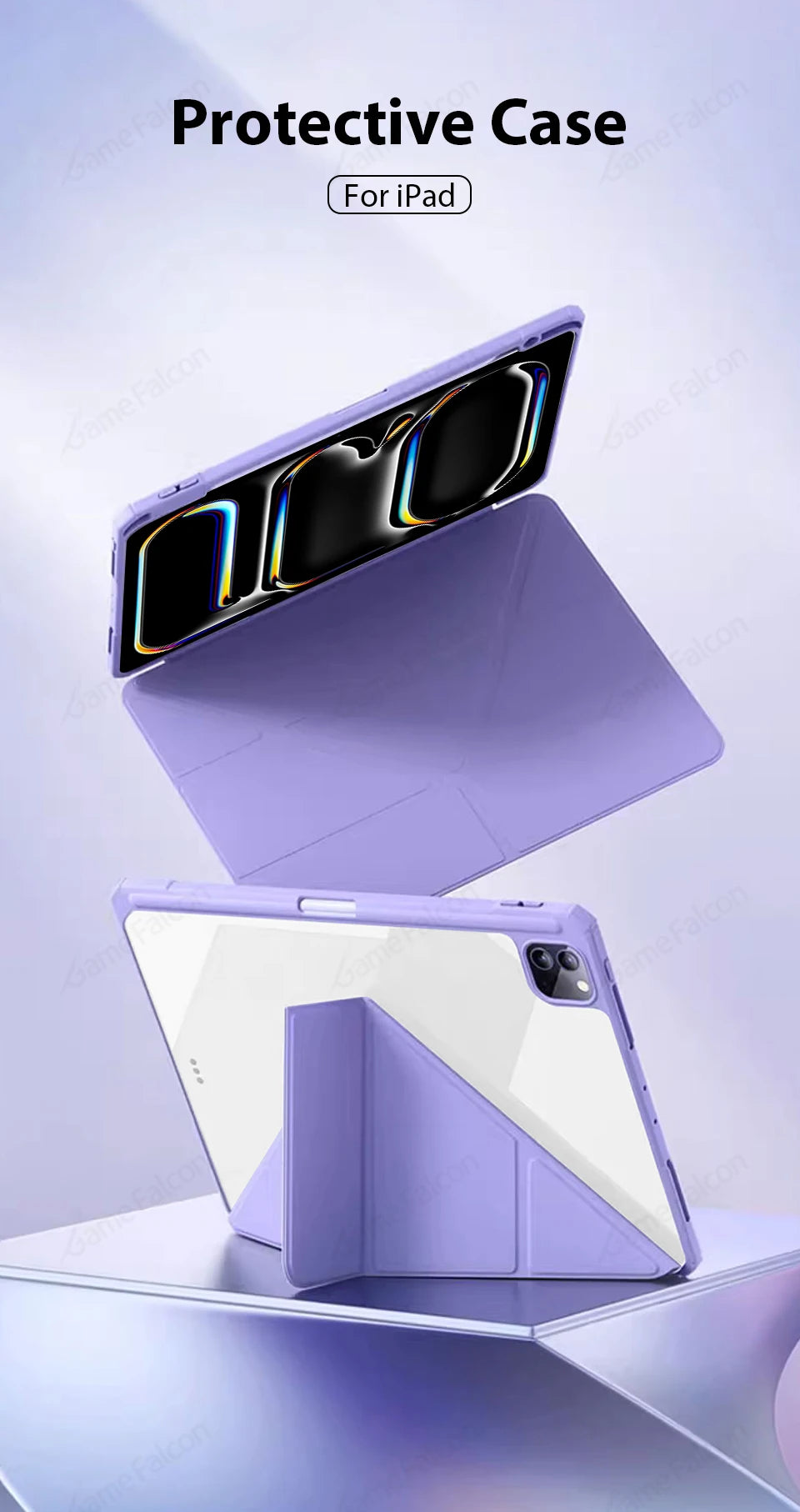 For Ipad A16 11th Case Pro 13 M4 12.9 10 9 10th 9th 8th Generation Funda For Ipad Air 11 M2 M3 5 4 3 2025 Protective Cover Cases