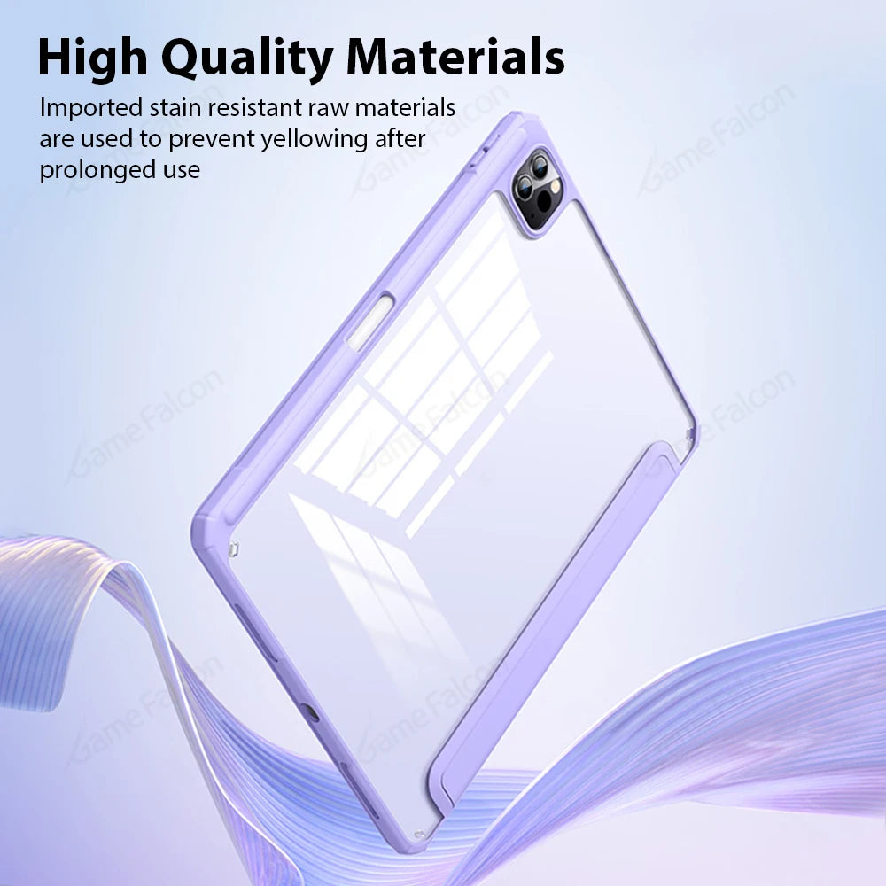 For Ipad A16 11th Case Pro 13 M4 12.9 10 9 10th 9th 8th Generation Funda For Ipad Air 11 M2 M3 5 4 3 2025 Protective Cover Cases