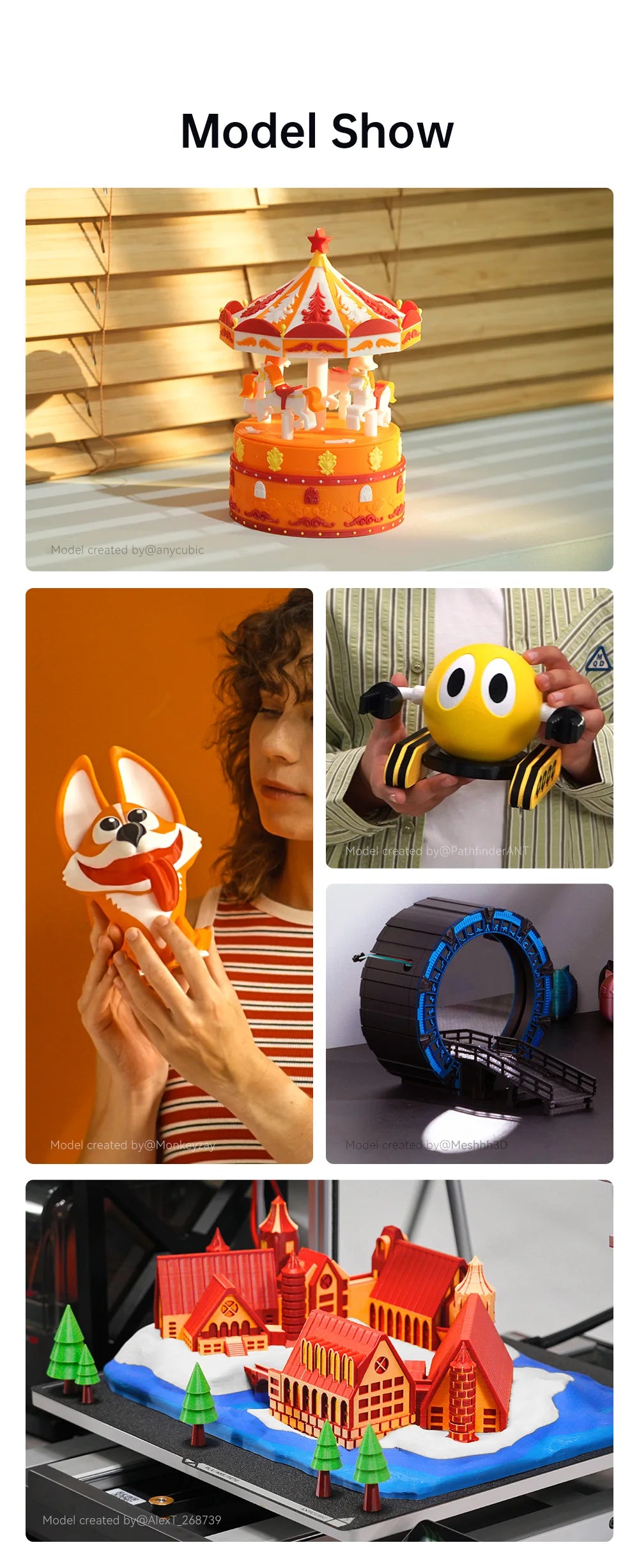 ANYCUBIC 20/10KG PLA 1.75mm Plastic Filament For FDM 3D Printer 1kg/Roll High Speed PLA 3D Printing Material For Kobra 2 Pro Max