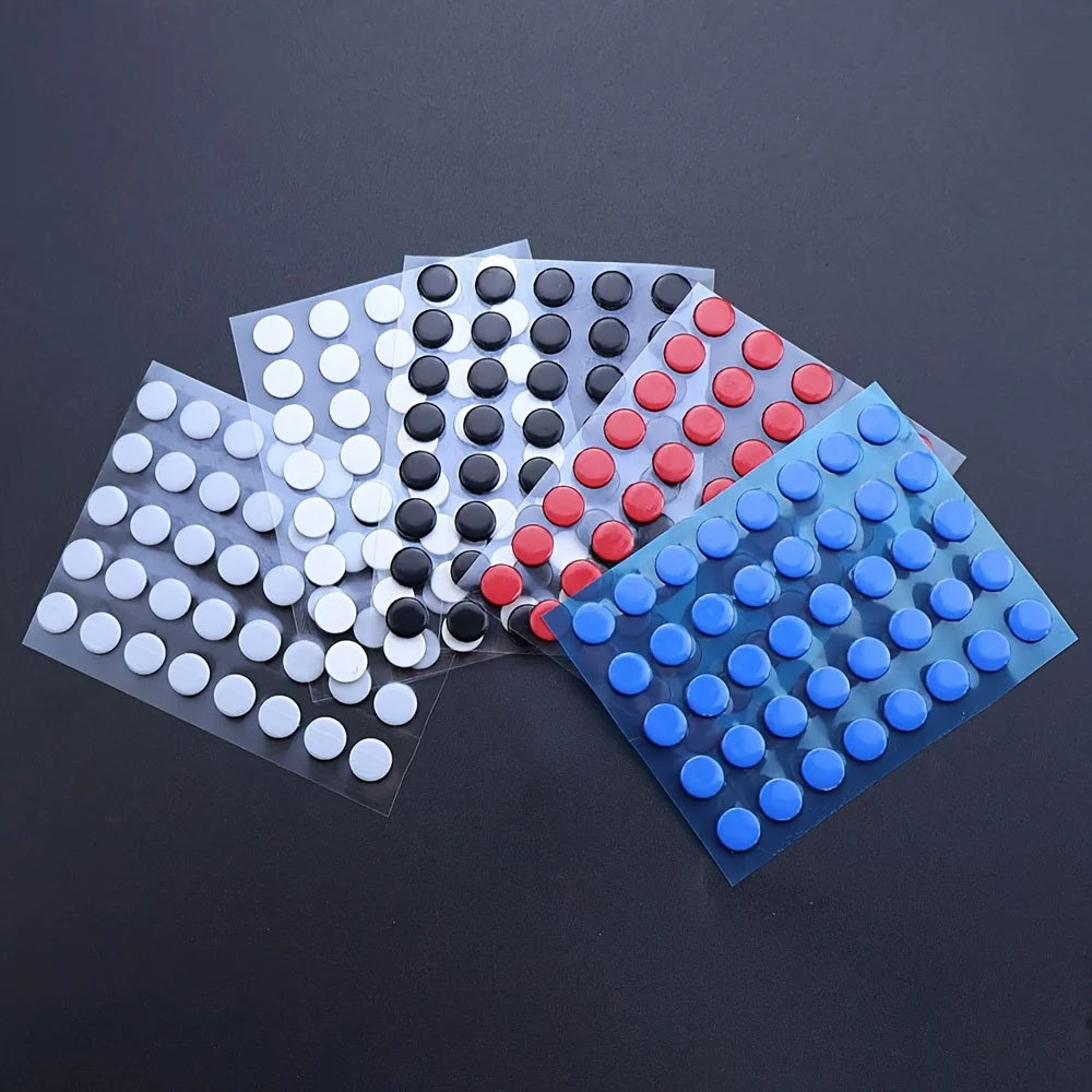 40Pcs 6.5mm diameter 0.8mm thickness Small Dots Universal Mouse Skates for Logitech Rubberized Mouse Foot Glide Feet Sticker