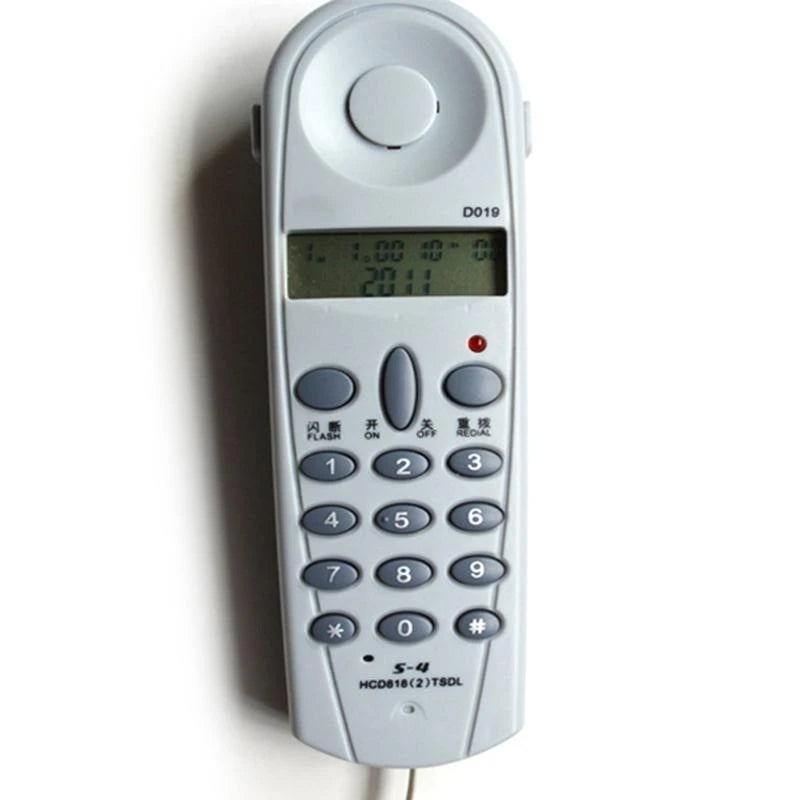 Corded Phone Test Telephone, D019 Landline Telephone With Caller Display Phones With Big Button For Home, Offices