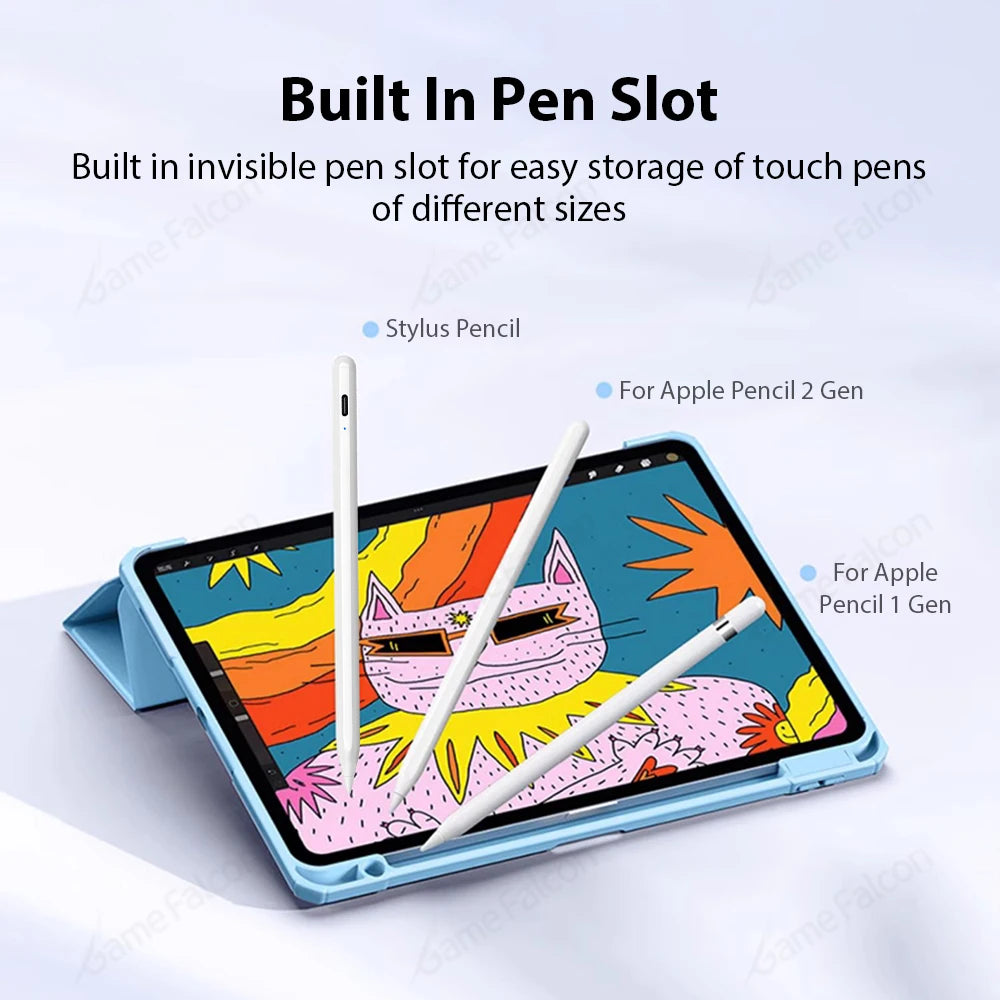 For Ipad A16 11th Case Pro 13 M4 12.9 10 9 10th 9th 8th Generation Funda For Ipad Air 11 M2 M3 5 4 3 2025 Protective Cover Cases