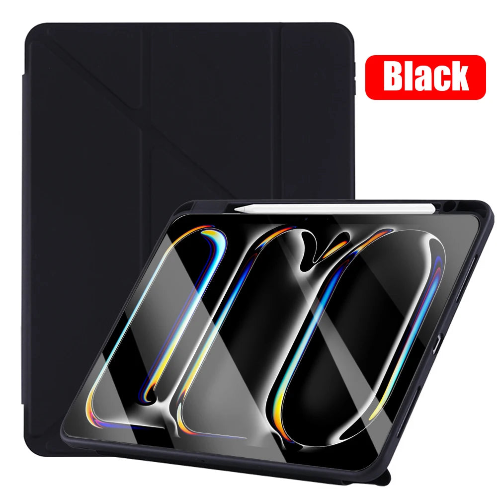 For Ipad A16 11th Case Pro 13 M4 12.9 10 9 10th 9th 8th Generation Funda For Ipad Air 11 M2 M3 5 4 3 2025 Protective Cover Cases