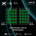 randomfrankp x X-Raypad Jade Air SE DIY Mouse Skates Universal Dots-Quiet & Speed