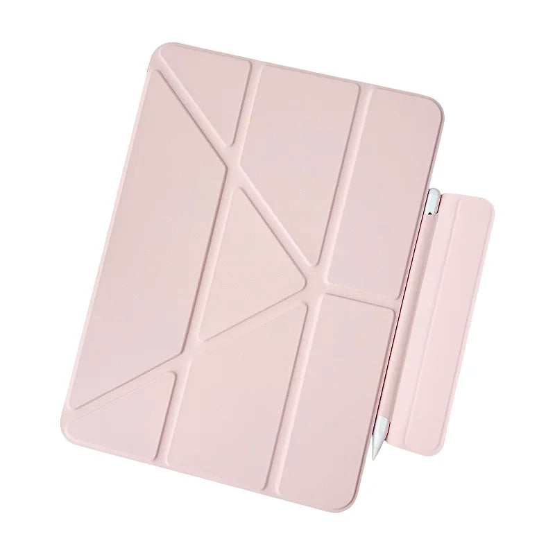 Y-Fold Stand Case For iPad Pro 12.9 13 11 2018-2024 Buckle Cover iPad A16 11th 2025 Air 11 Air 4 5 10.9 10th Mini 6 7 funda Capa