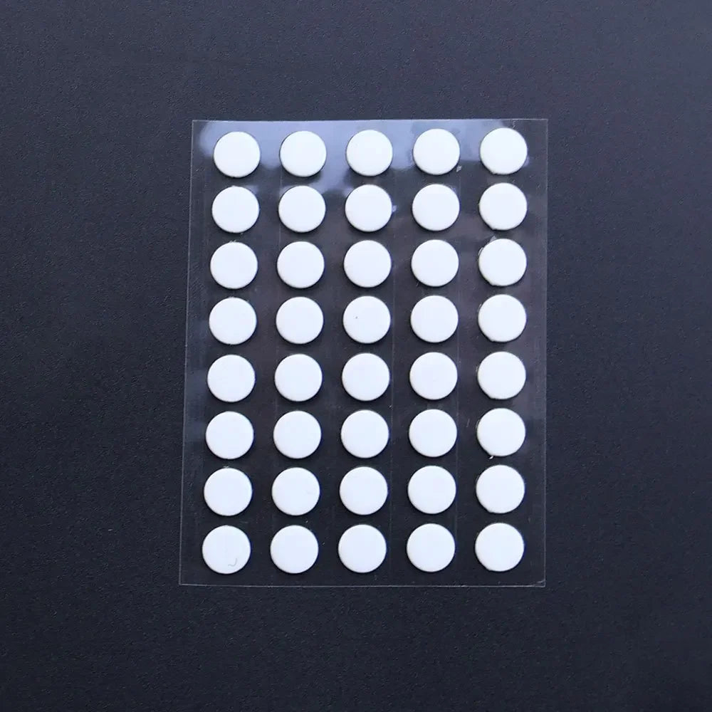 40Pcs 6.5mm diameter 0.8mm thickness Small Dots Universal Mouse Skates for Logitech Rubberized Mouse Foot Glide Feet Sticker
