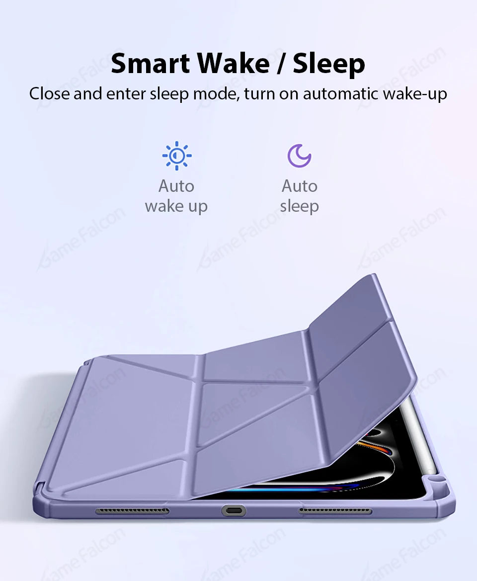 For Ipad A16 11th Case Pro 13 M4 12.9 10 9 10th 9th 8th Generation Funda For Ipad Air 11 M2 M3 5 4 3 2025 Protective Cover Cases