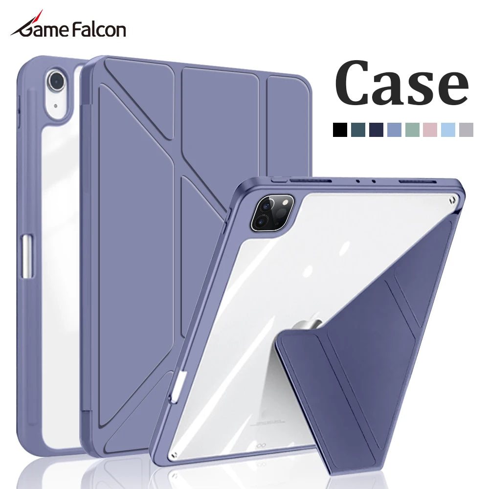 For Ipad A16 11th Case Pro 13 M4 12.9 10 9 10th 9th 8th Generation Funda For Ipad Air 11 M2 M3 5 4 3 2025 Protective Cover Cases