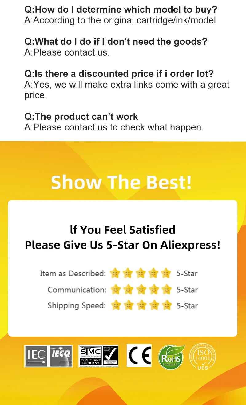 NEW Compatible Ink Cartridge 953 953XL for HP 953 Pro 7720 7740 8210 8218 8710 8715 8718 8719 8720 8725 8728 8730 8740 Printer