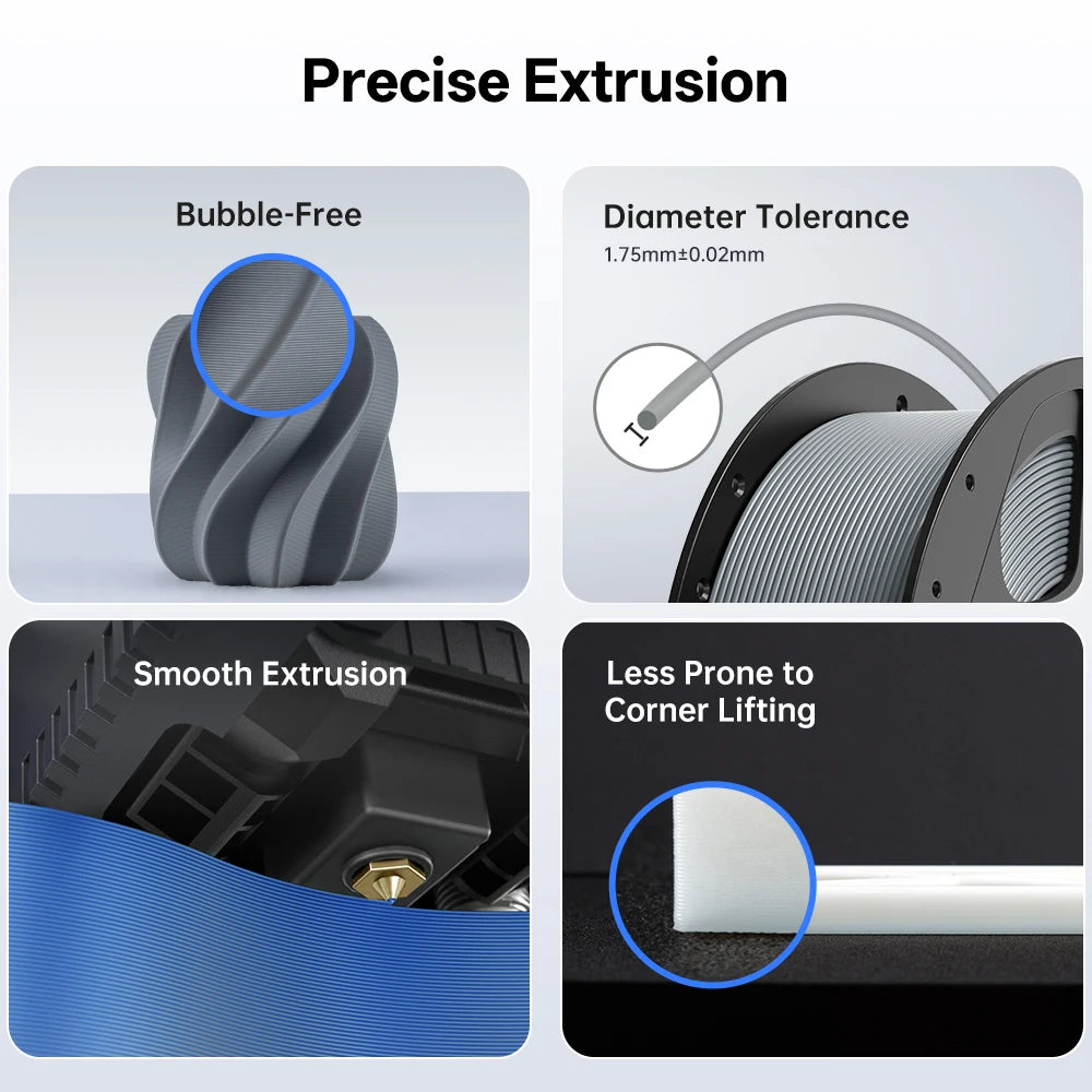 ANYCUBIC 20/10KG PLA 1.75mm Plastic Filament For FDM 3D Printer 1kg/Roll High Speed PLA 3D Printing Material For Kobra 2 Pro Max